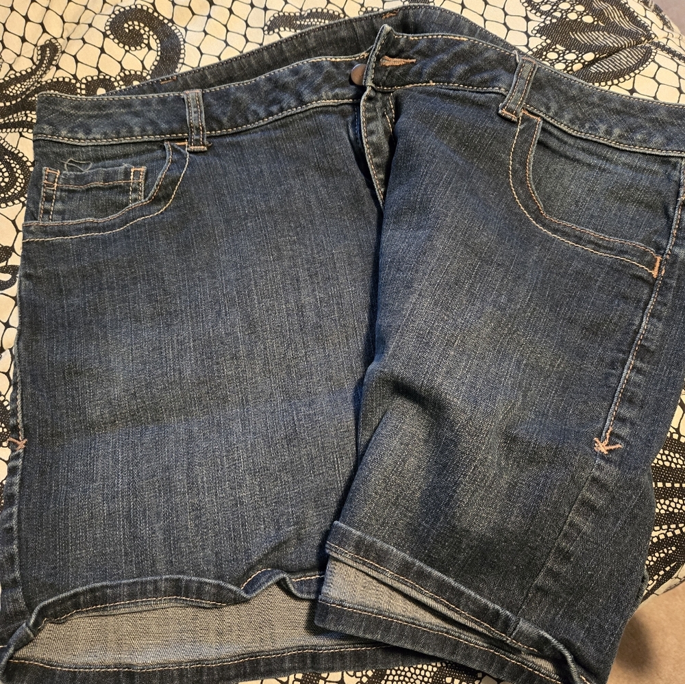 Denim shorts
